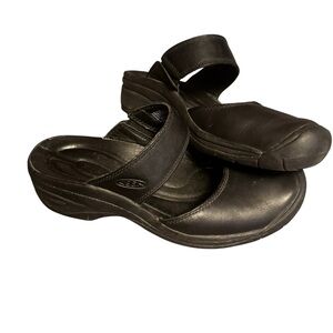 KEEN Leather Mary Jane Comfort Shoes – Black – Women’s Size 7.5